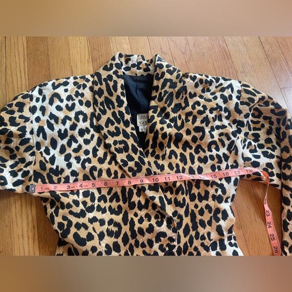 80s Vintage Ninivah Khomo Leopard Blazer - Picture 6 of 7